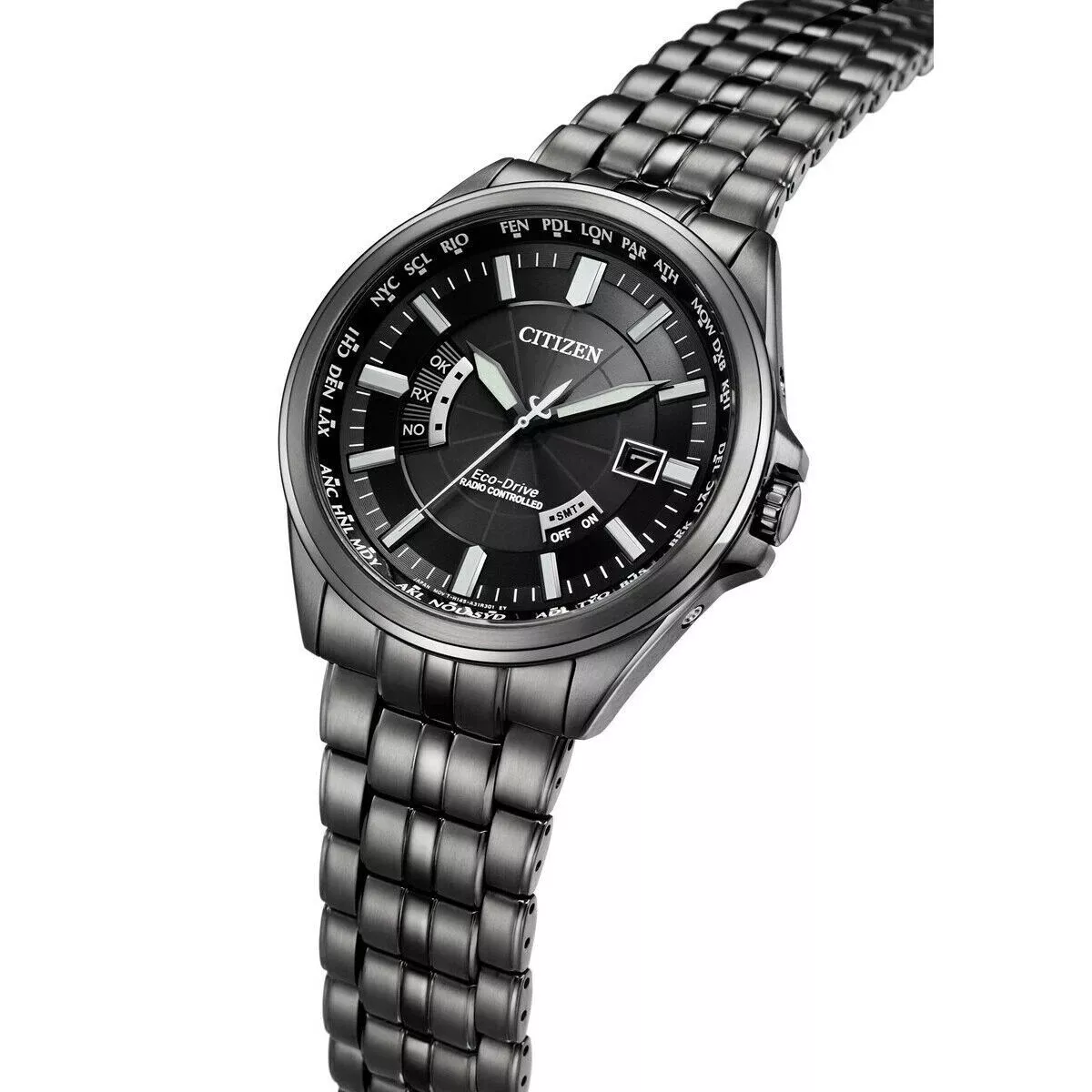 Citizen CB0294-54E นาฬิกาผู้ชาย Eco-Drive Perpetual World Time Men's Watch