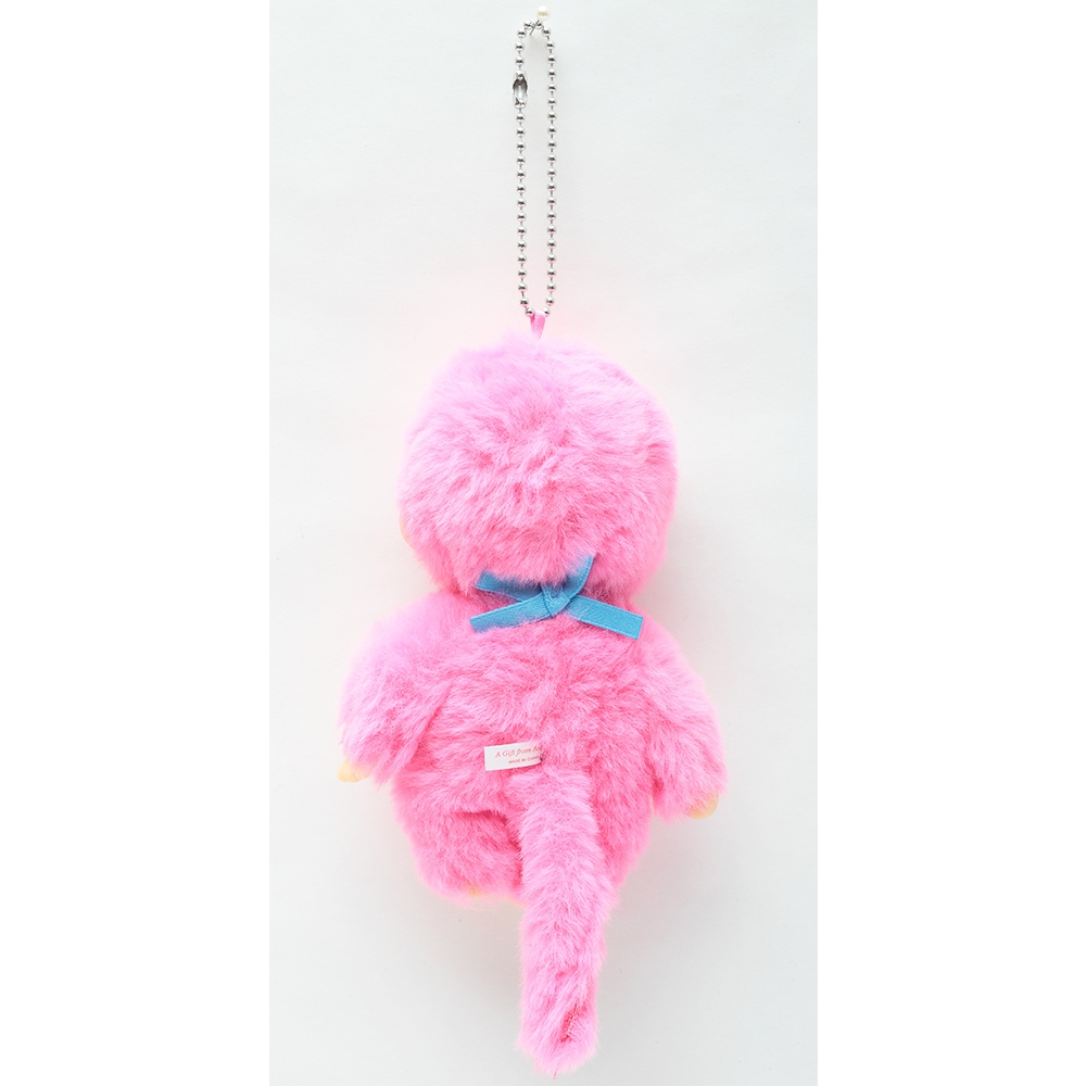 [PRE-ORDER] พวงกุญแจ ตุ๊กตา ม่อนชิชิ สีชมพูเบอร์รี่ Monchhichi COLORS Keychain Berry Pink Size SS นำเข้าจากญี่ปุ่น モンチッチCOLORS キーチェーン ベリーピンク