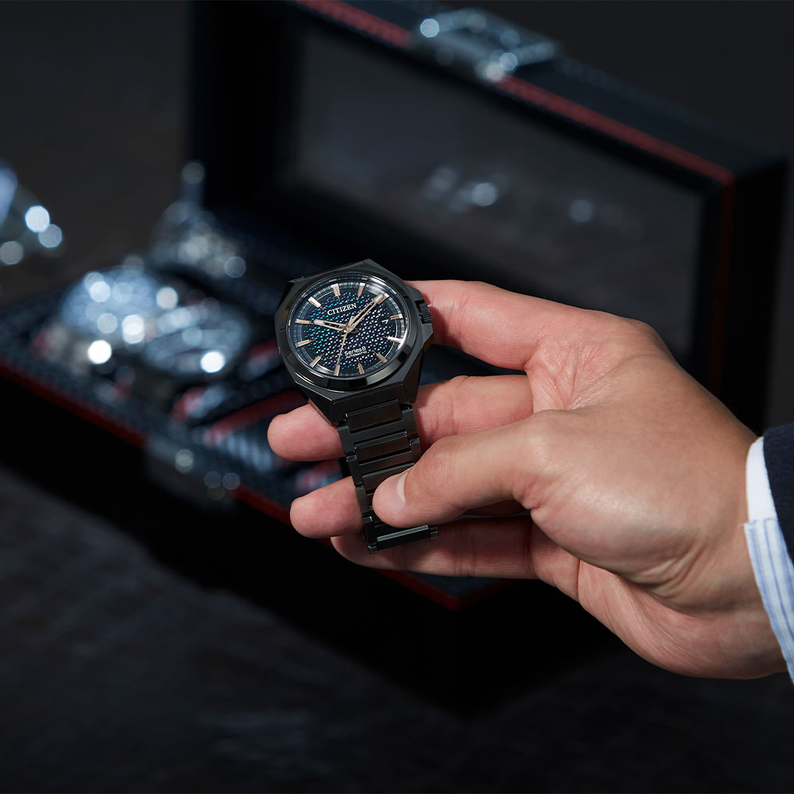 Citizen NA1015-81Z นาฬิกาผู้ชาย Series8 Automatic Men's Watch