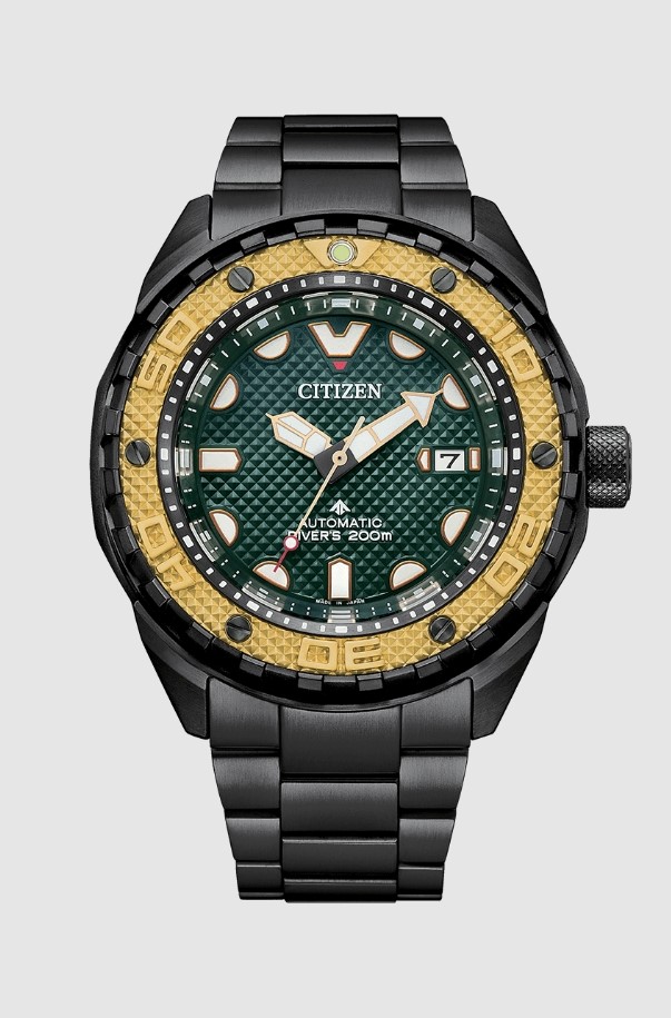 Citizen NB6008-82X นาฬิกาผู้ชาย Automatic Promaster Titanium Green Anaconda Limited 500pcs. Men's Watch