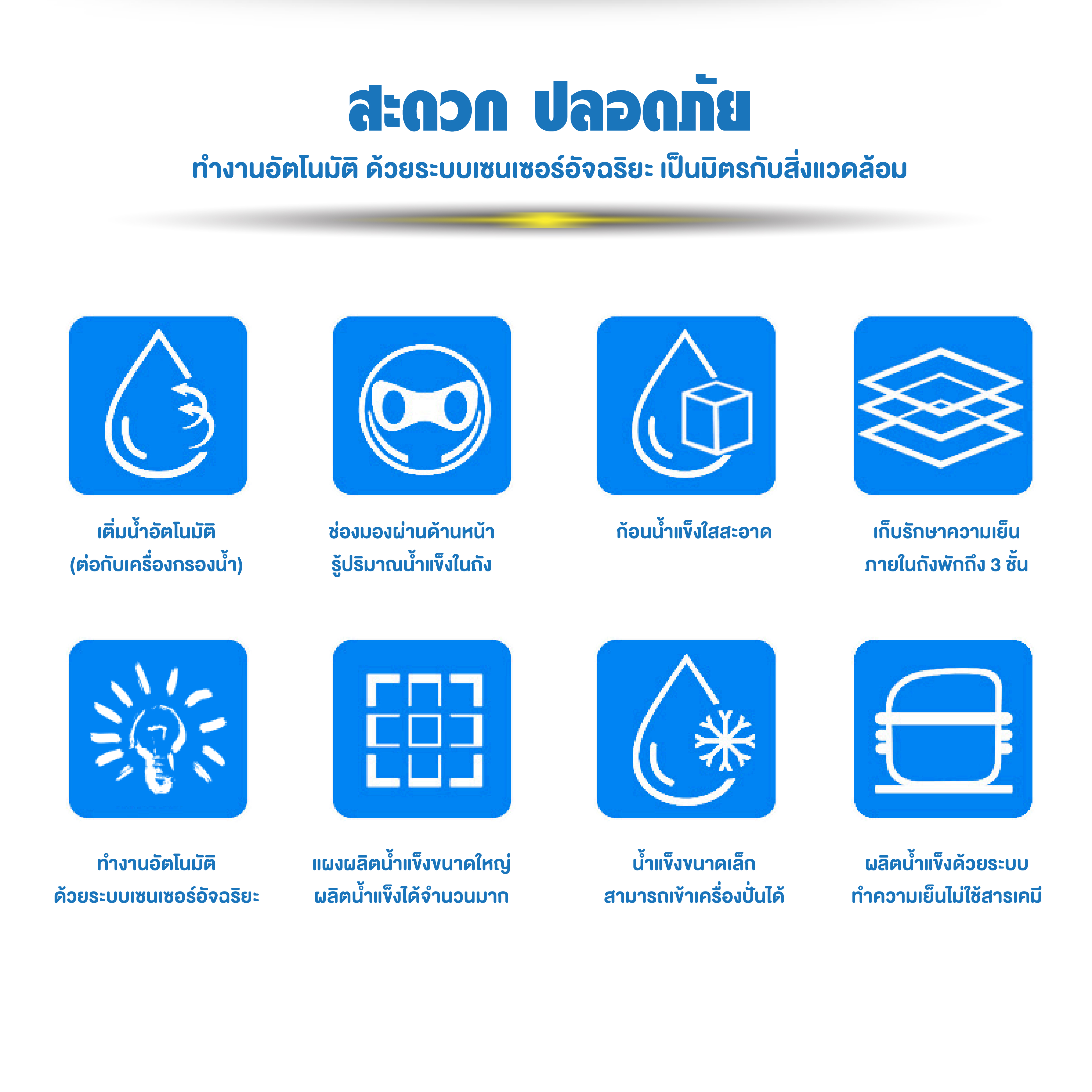 Rabbit ice เครื่องผลิตน้ำแข็งขนาดใหญ่ รุ่น HZB-120 สำหรับร้านกาแฟ