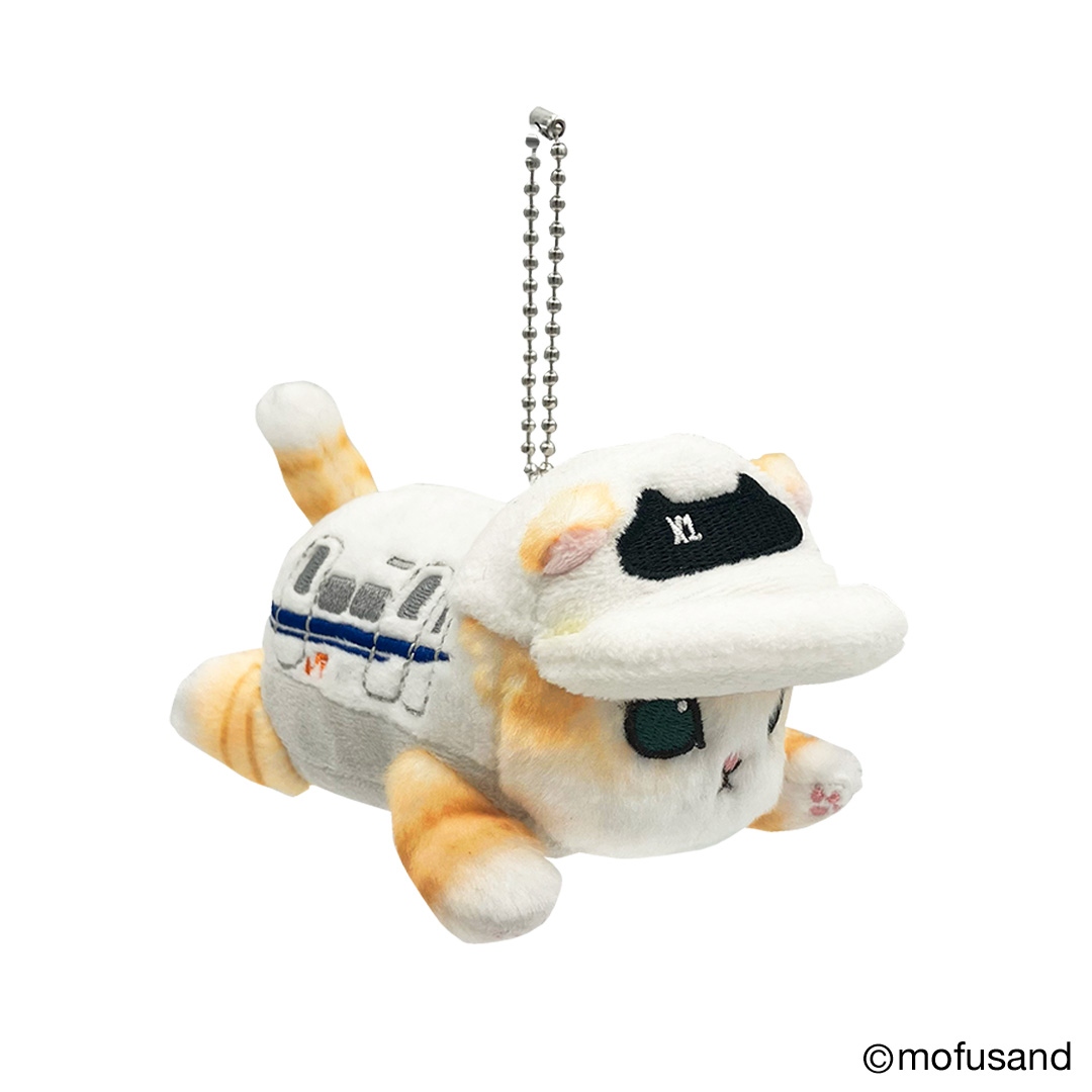 [PRE-ORDER] พวงกุญแจ แมวโมฟุ ชินคันเซน Mofusand - Tokaido Shinkansen นำเข้าจากญี่ปุ่น โมฟุซาน mofu mofusand×東海道新幹線 マスコット幹線 ぬいぐるみ