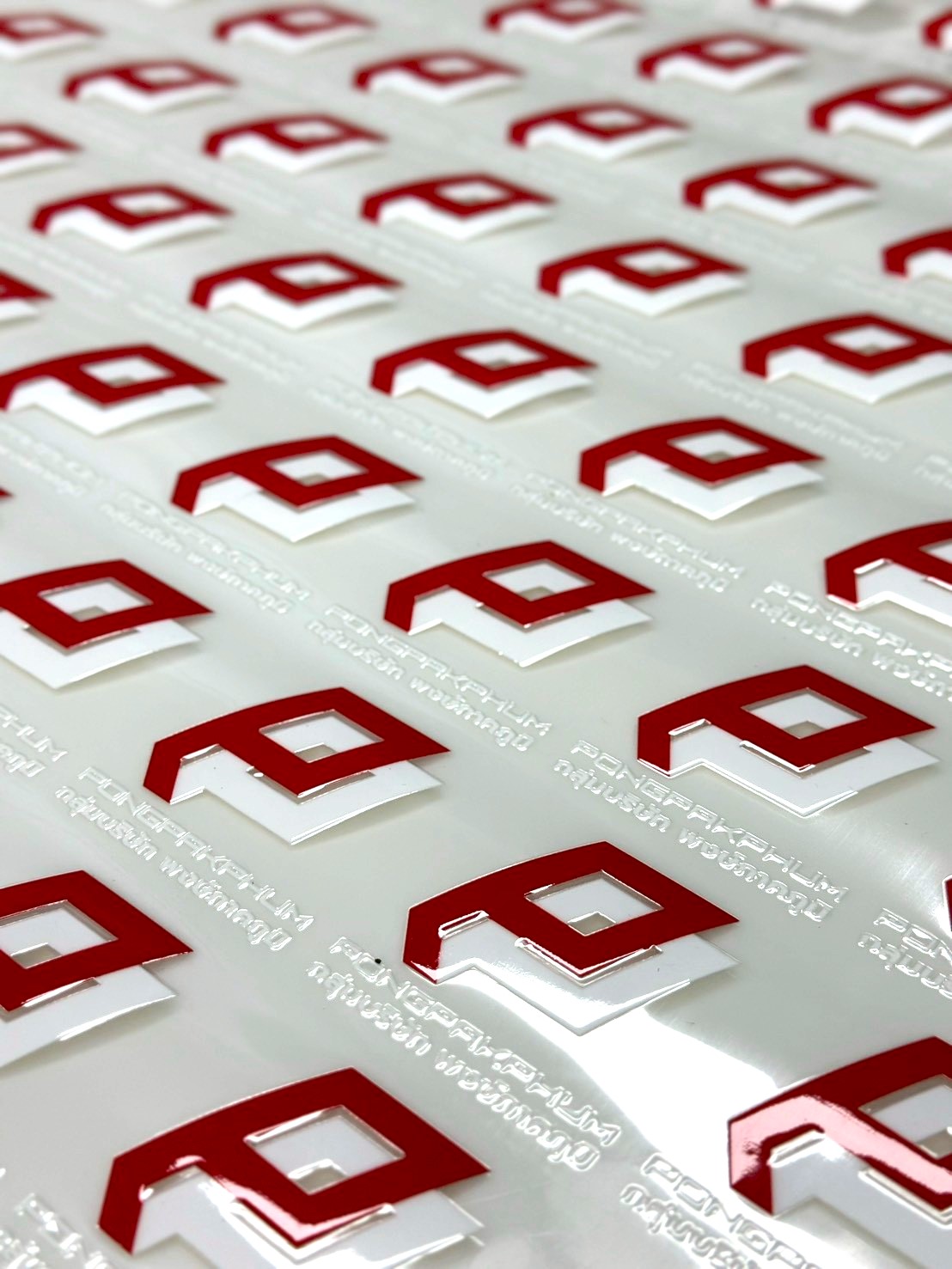 ผลงานสติ๊กเกอร์ UV DTF