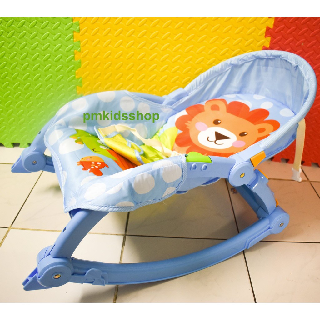 เปลโยกพร้อมของเล่นเปียโนดนตรี Baby Pedal Gym Chair