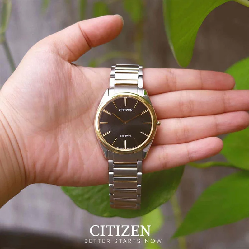 Citizen AR3078-88E นาฬิกาผู้ชาย Stiletto Super Slim Eco-Drive Men's Watch