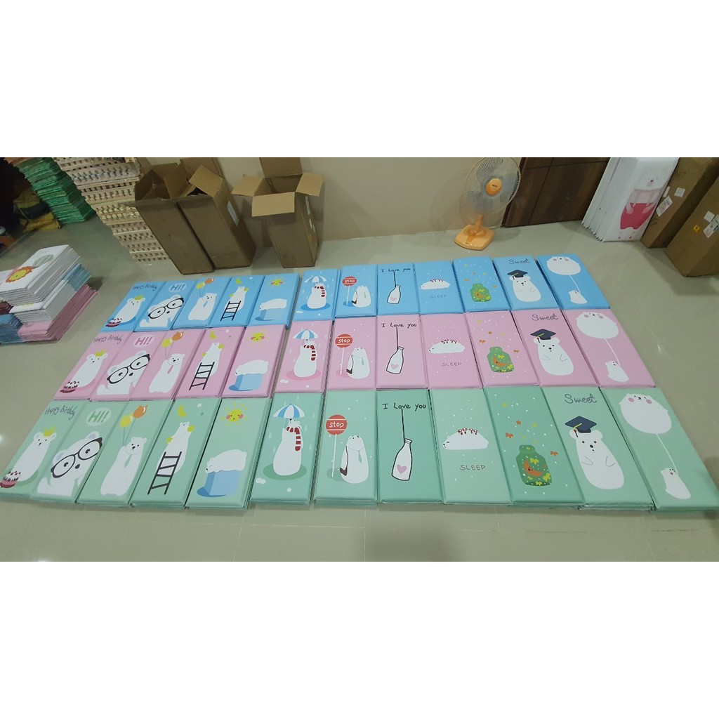 บุผนัง ผนังกันกระแทก ลายการ์ตูนมีกาวในตัว สีฟ้า ขนาด 30x60 ซม.