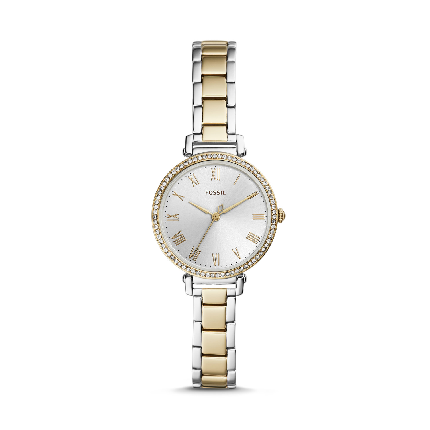 Fossil ES4449 นาฬิกาผู้หญิง Kinsey Two-Tone Stainless Steel Women's Watch