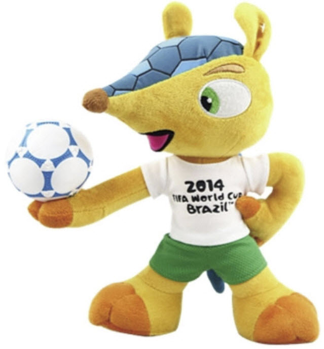 ฟูเลโก (Fuleco) ขนาด 14 นิ้ว (ฟุตบอลโลก 2014)