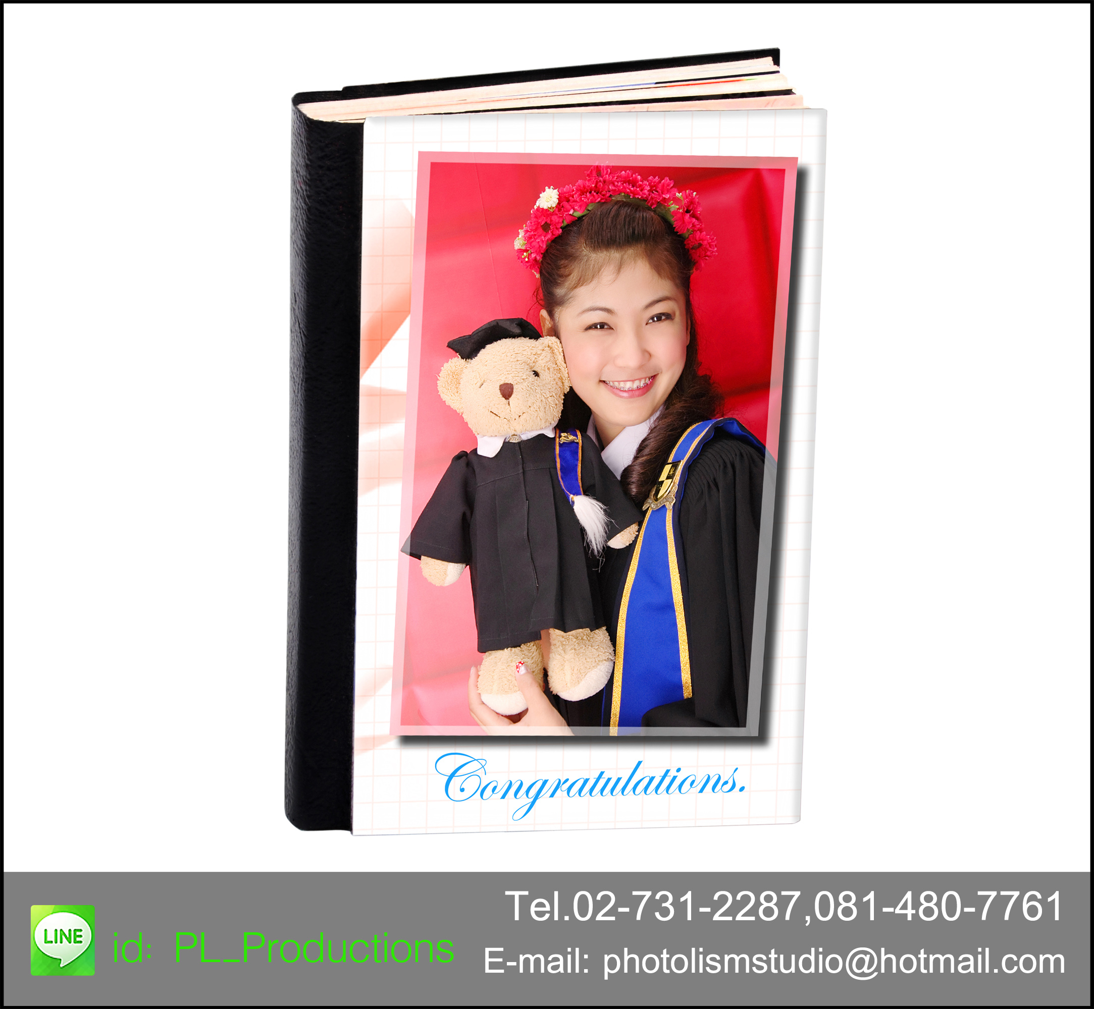 Album LCD ขนาด 4x 6นิ้ว แนวตั้ง 20หน้า ปกอะครีลิค
