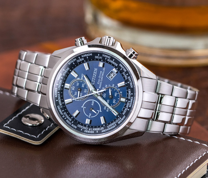 Citizen AT8200-87L นาฬิกาผู้ชาย Radio-Controlled Eco-Drive Men's Watch