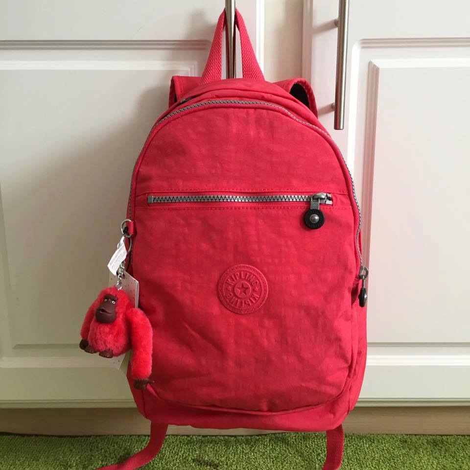 เป้ Kipling ใบเล็ก BP3761 640 challenger II jazzy pink kipling backpack small