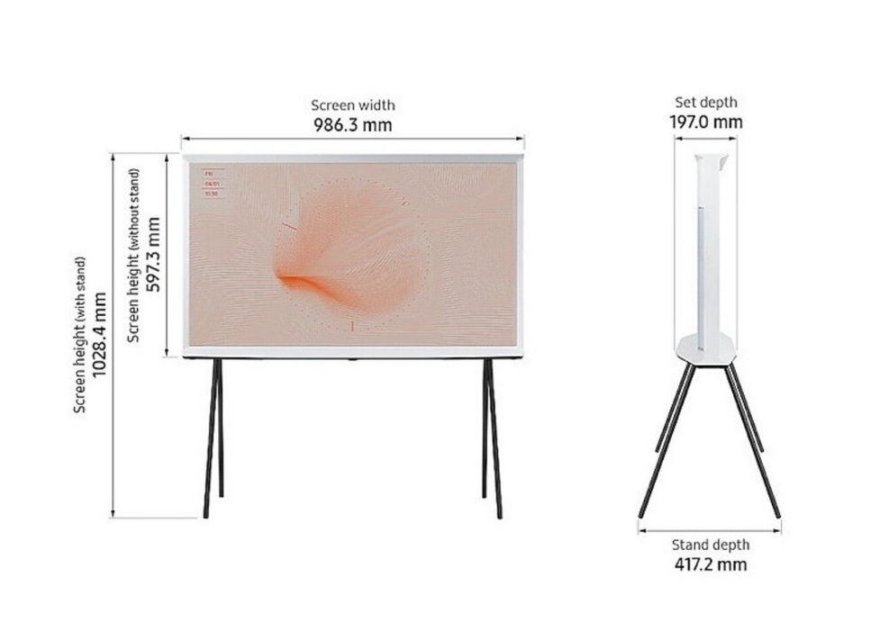 QLED TV 43" Samsung 4k, Smart QA43LS01TAKXXT