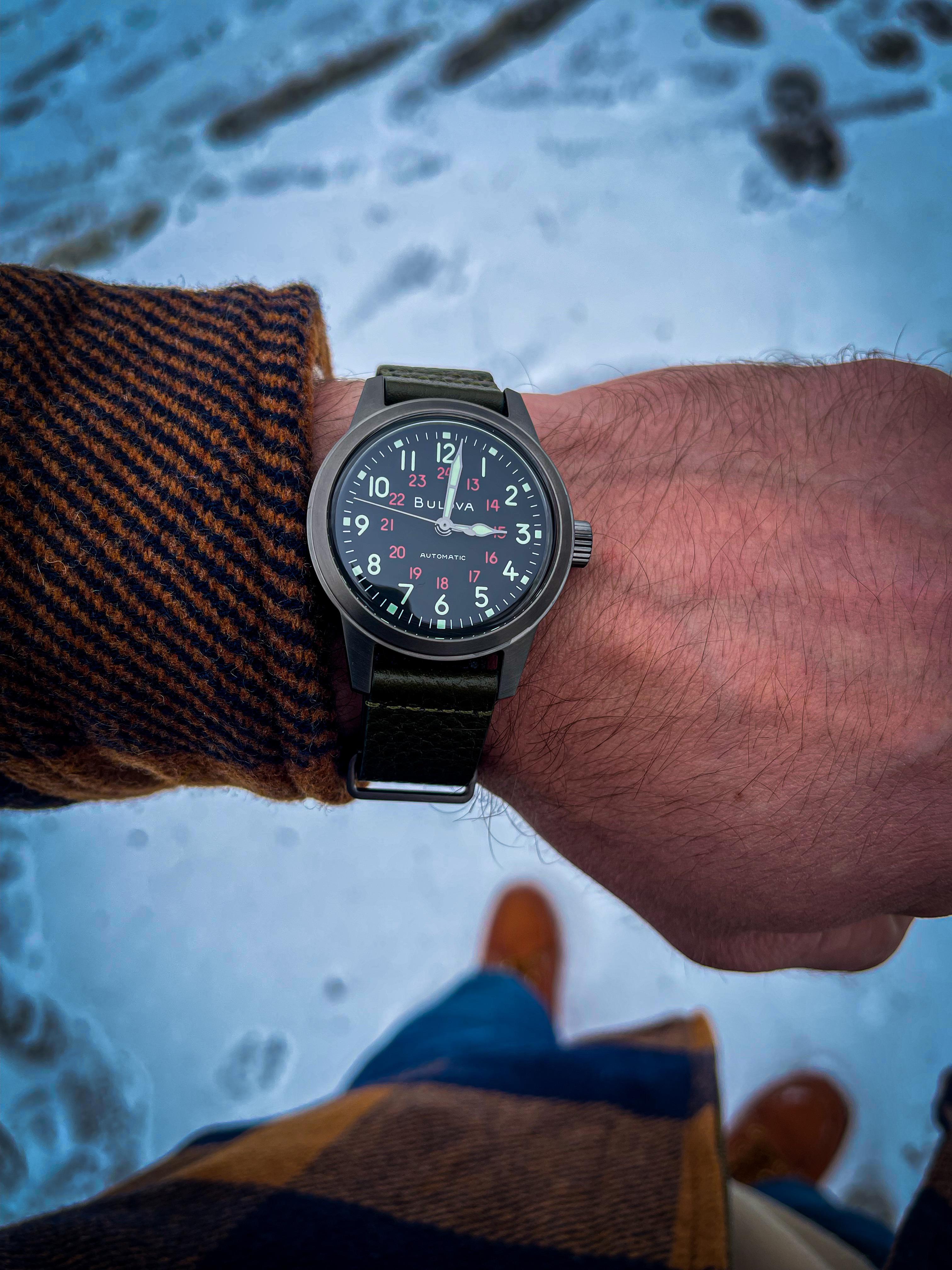 Bulova 98A255 นาฬิาผู้ชาย Automatic Men's Watch