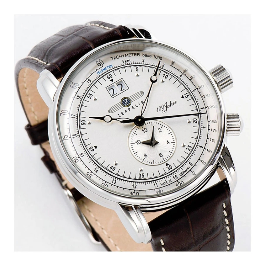 Zeppelin 7640-1 นาฬิกาผู้ชาย Series 100 Years ED.1 Quartz Men's Watch Made In Germany