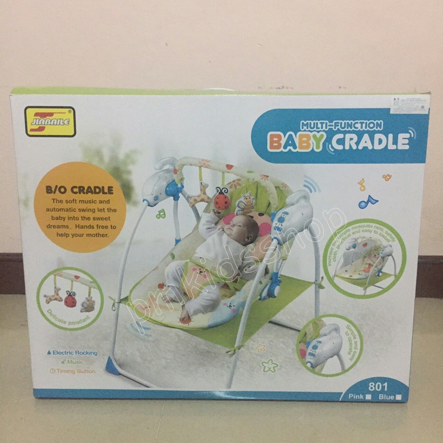 เปลไกวไฟฟ้า เปลไกวอัตโนมัติ พกพาได้ รุ่น baby cradle
