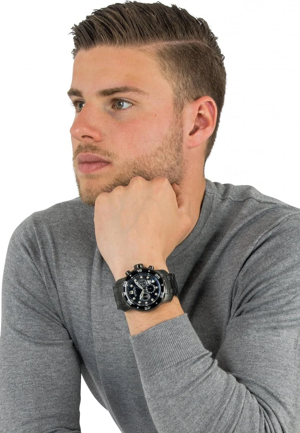 Invicta 0076 นาฬิกาผู้ชาย Pro Diver Chronograph 200M Men's Watch