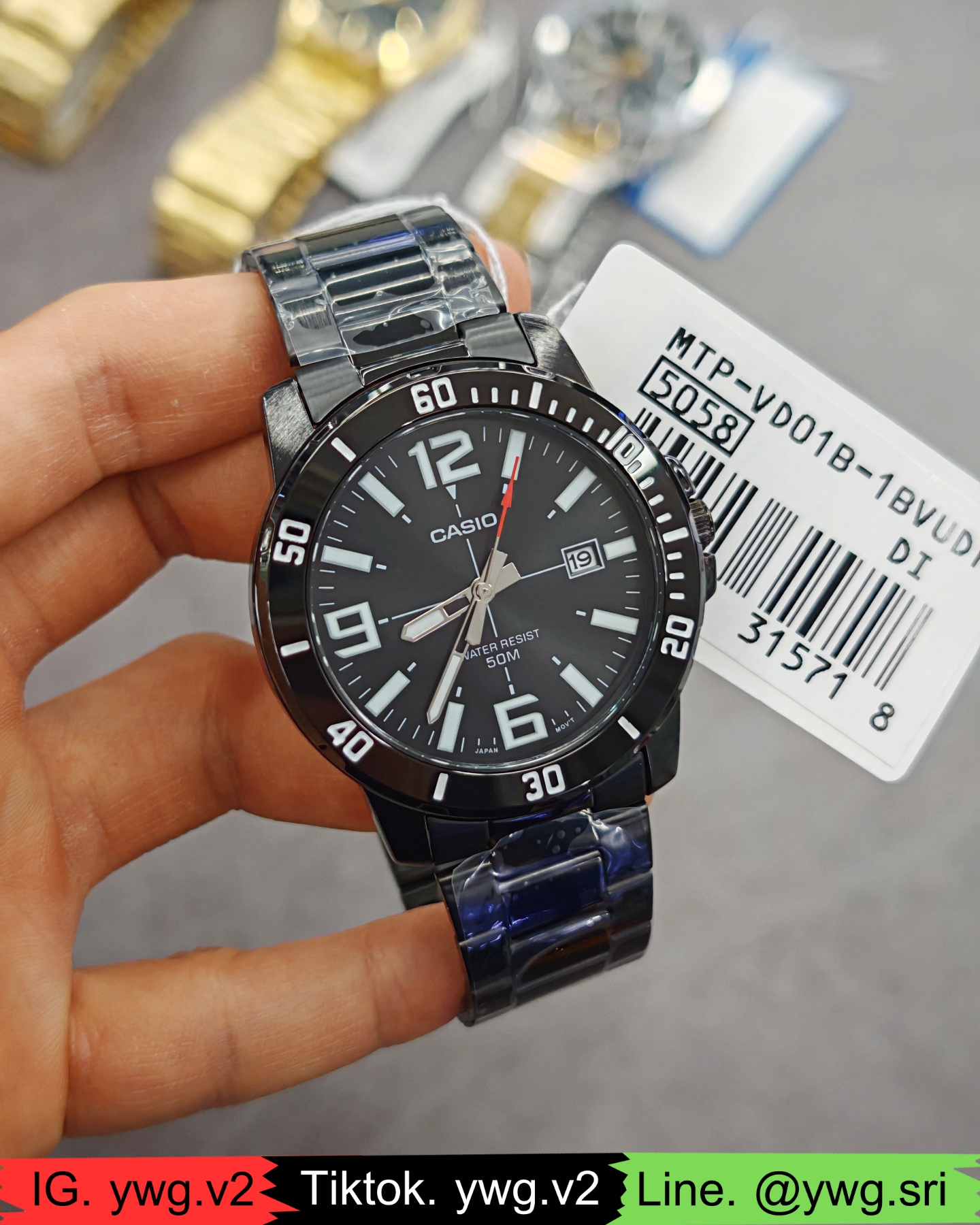 CASIO รุ่น MTP-VD01B-1B