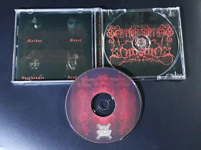 SMOULDERING IN FORGOTTEN'Legions Into Black Flames' CD