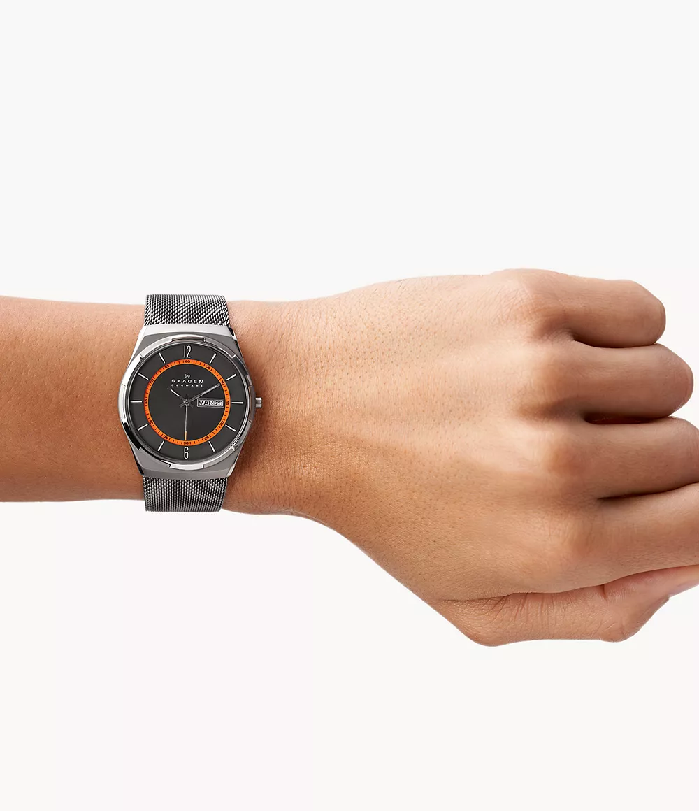 Skagen SKW6007 นาฬิกาผู้ชาย Skagen รุ่น SKW6007, Melbye Titanium Mesh Men's Watch