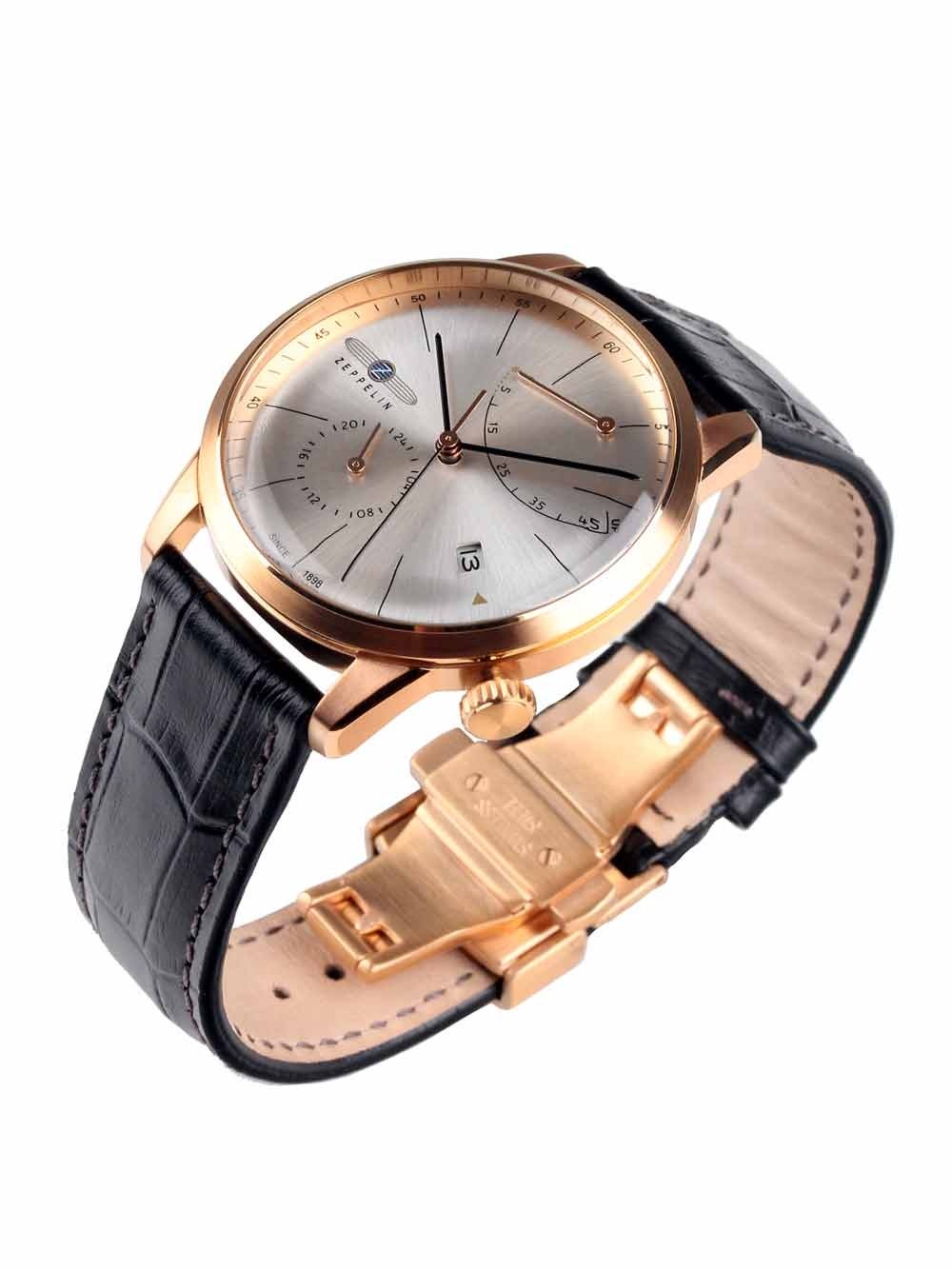 Zeppelin 7368-4 นาฬิกาผู้ชาย Flatline Automatic Men's Watch Made In Germany