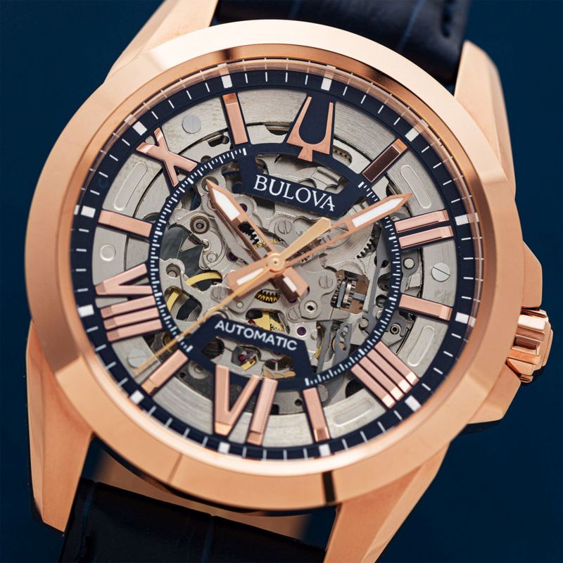 Bulova 97A161 นาฬิาผู้ชาย Classic Sutton Automatic Men's Watch