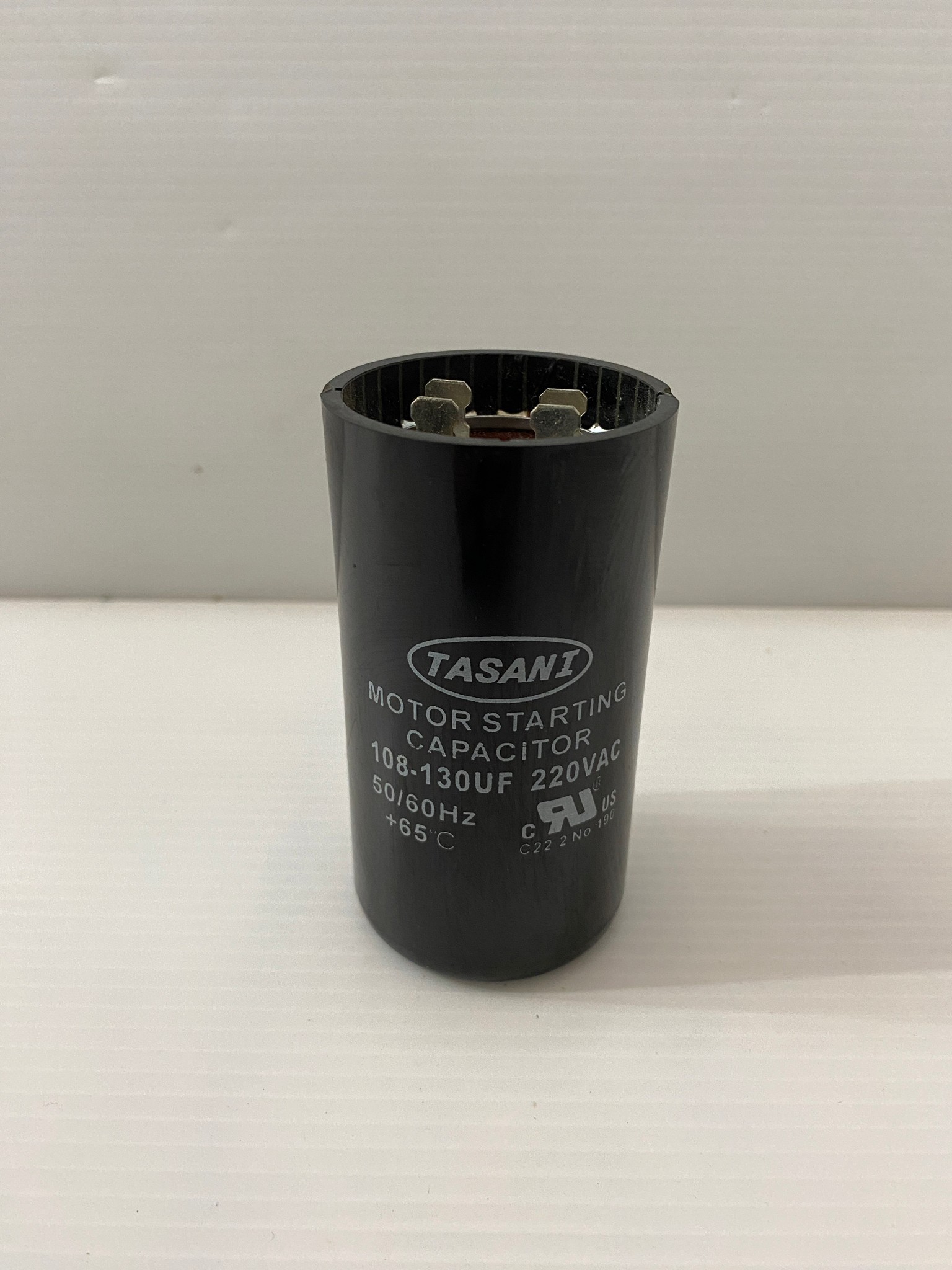 คาปาซิเตอร์ (คอนเดนเซอร์) 108-130uFx220v. TASANI