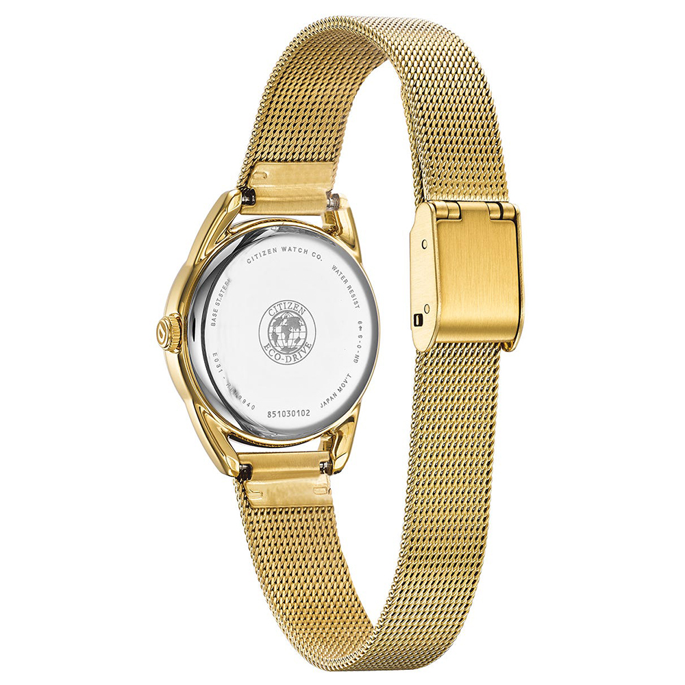 Citizen EM0682-58P นาฬิกาผู้หญิง Eco-Drive LTR Champagne Women's Watch