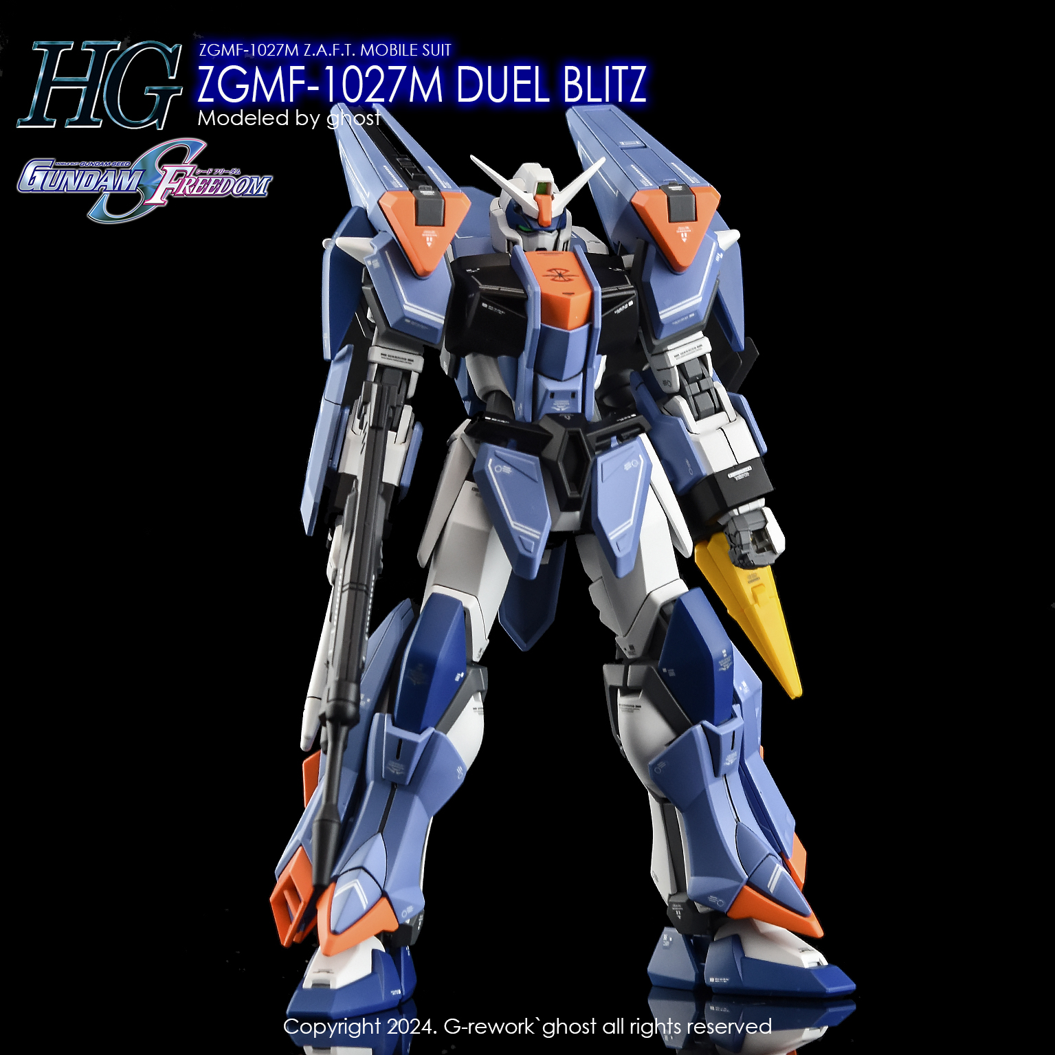 G-REWORK CUSTOM DECAL HG DUEL BLITZ GUNDAM