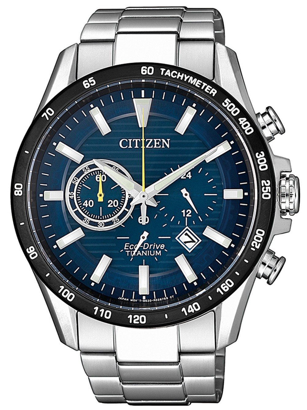 Citizen CA4444-82L นาฬิกาผู้ชาย Eco-Drive Super Titanium Chronograph Men's Watch