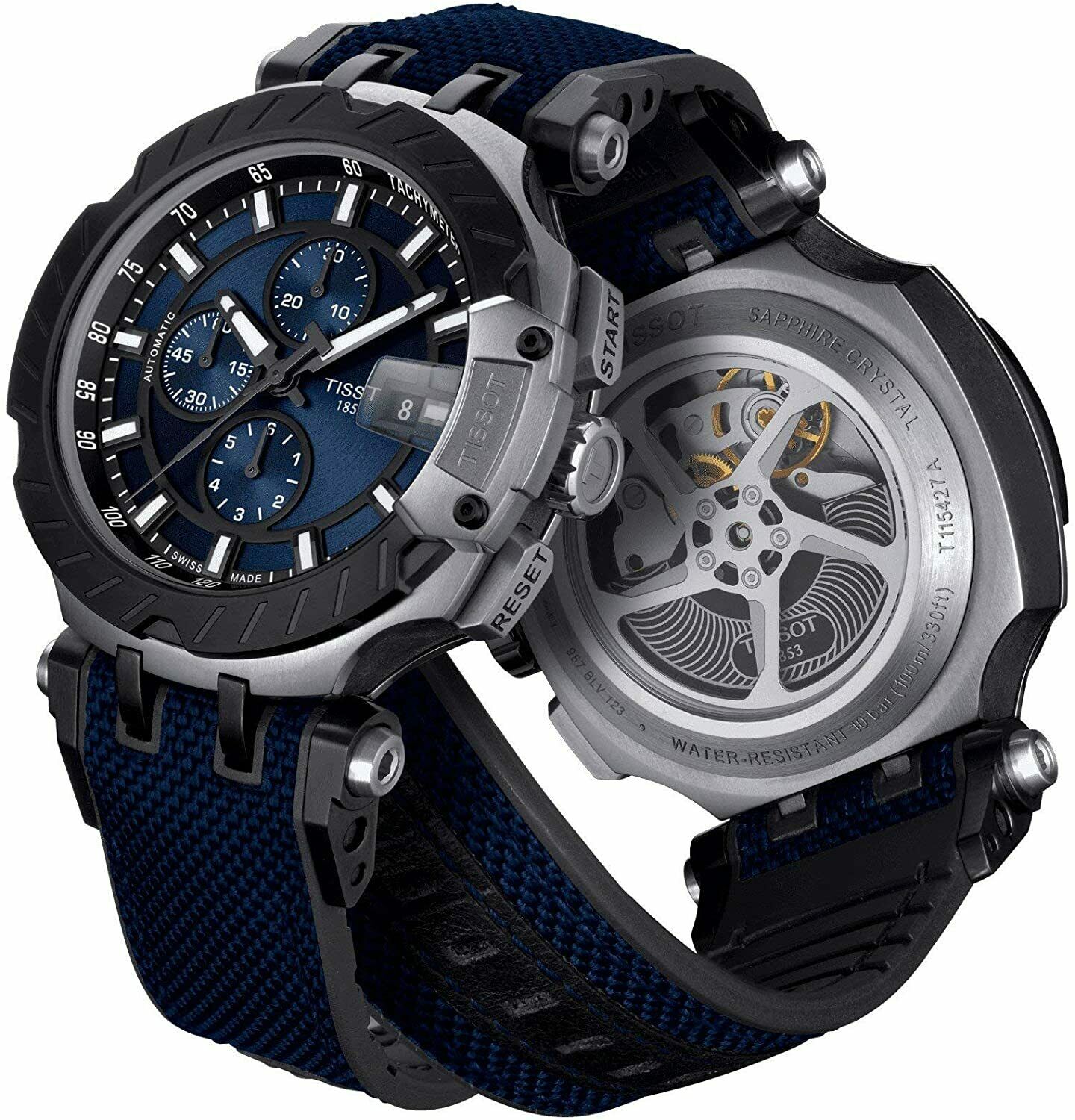 Tissot T115.427.27.041.00 นาฬิกาผู้ชาย T-Race Automatic Chronograph Men's Watch