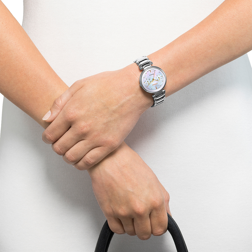 Citizen FD1106-81D นาฬิกาผู้หญิง Citizen L Eco-Drive Mother Of Pearl Women's Watch