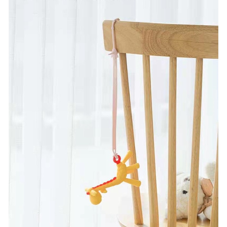 สายคล้องซิลิโคน food grade ยาว 44 ซม. สายคล้องจุกหลอกซิลิโคน สายคล้องยางกัดซิลิโคน