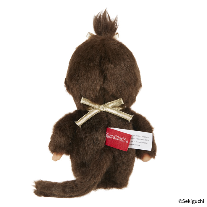 [PRE-ORDER] นาฬิกาข้อมือ ม่อนชิชิ รุ่นสีทอง + ตุ๊กตา ม่อนชิชิจัง Size S Monchhichi H21 × W13 × D5 cm นำเข้าจากญี่ปุ่น モンチッチ腕時計セット ベージュ 女の子 865482