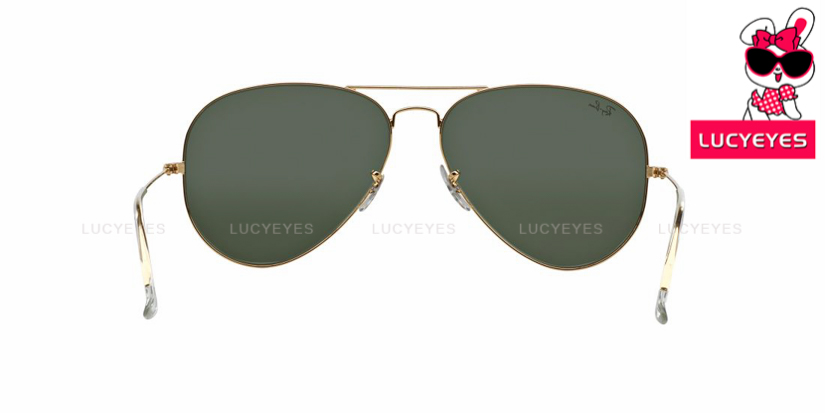 RAYBAN RB3026 L2846 ORIGINAL AVIATOR Size 62 กรอบทองเงา เลนส์ G-15 (เขียวดำ) 4