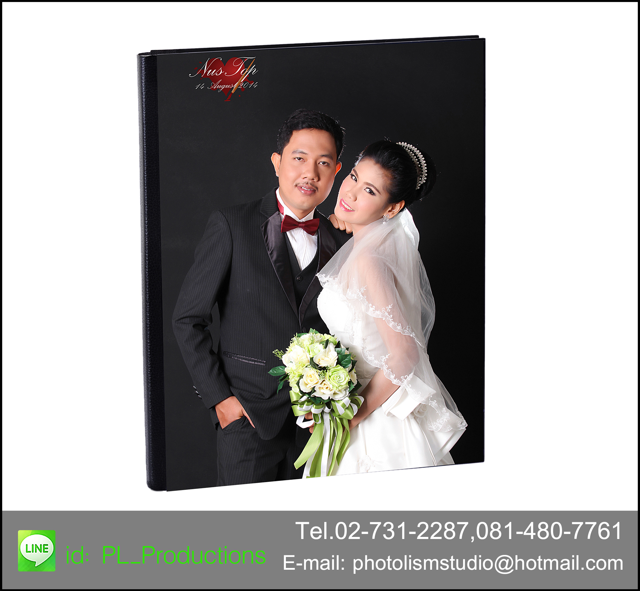 Album LCD ขนาด 8x 12 นิ้ว แนวตั้ง 20 หน้า ปกอะครีลิค
