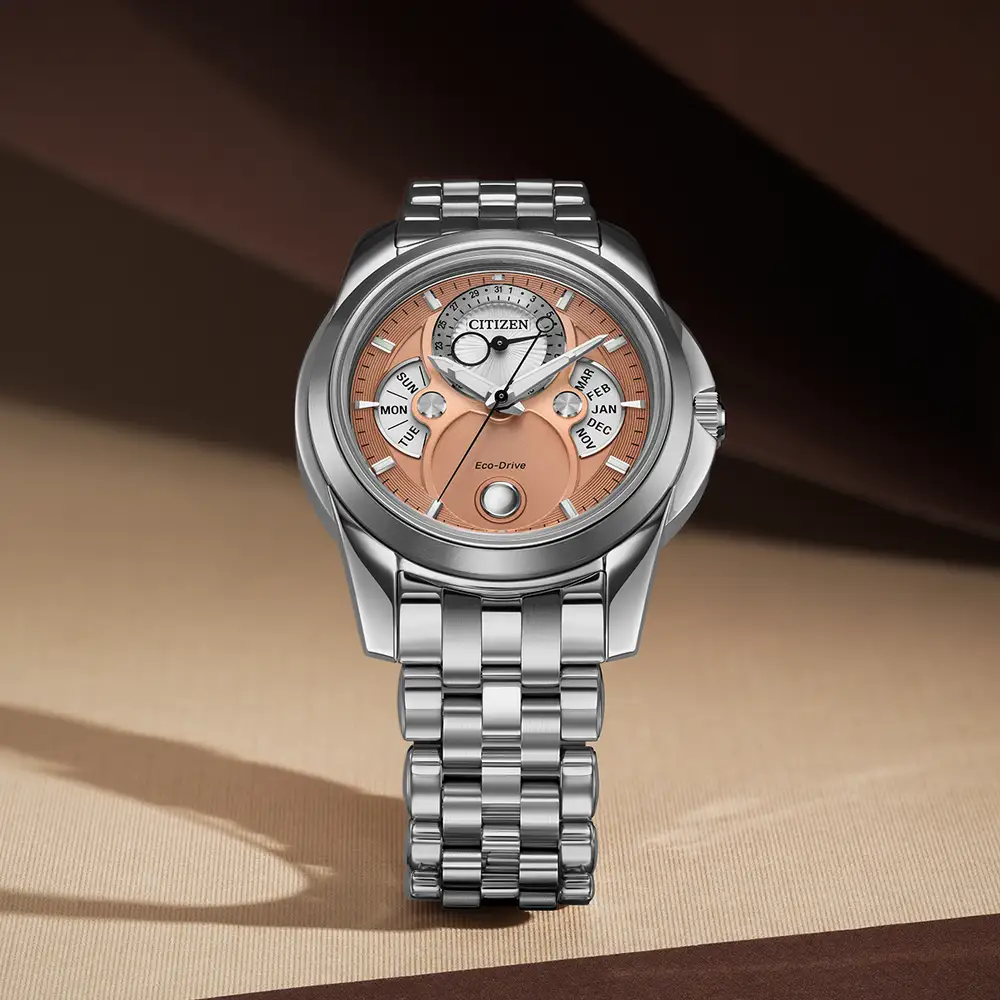 Citizen BU0080-52X นาฬิกาผู้ชาย Calendrier Moonphase Eco-Drive Men's Watch