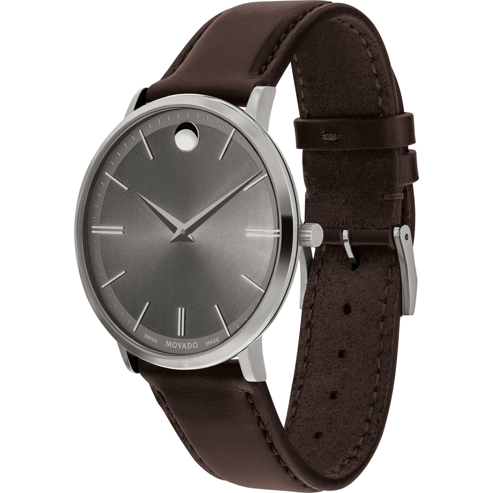 Movado 0607377 นาฬิกาผู้ชาย Ultra Slim Quartz Men's Watch