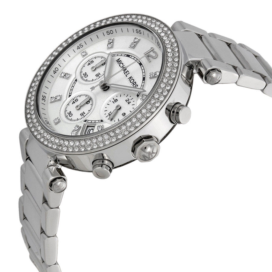 Michael Kors MK5353 นาฬิกาผู้หญิง Michael Kors รุ่น MK5353, Parker Crystals Chronograph Quartz Women's Watch