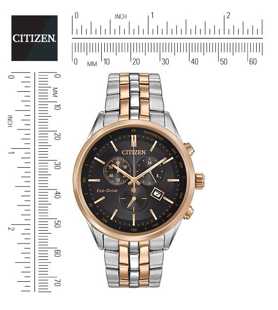 Citizen AT2146-59E นาฬิกาผู้ชาย Eco Drive Dress Two-Tone Stainless Steel Men's Watch