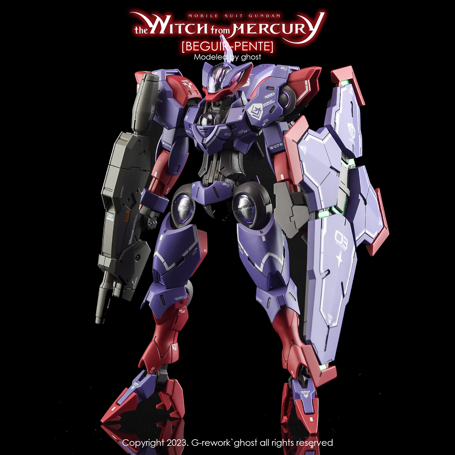G-REWORK CUSTOM DECAL HG 1/144 BEGUIR-PENTE