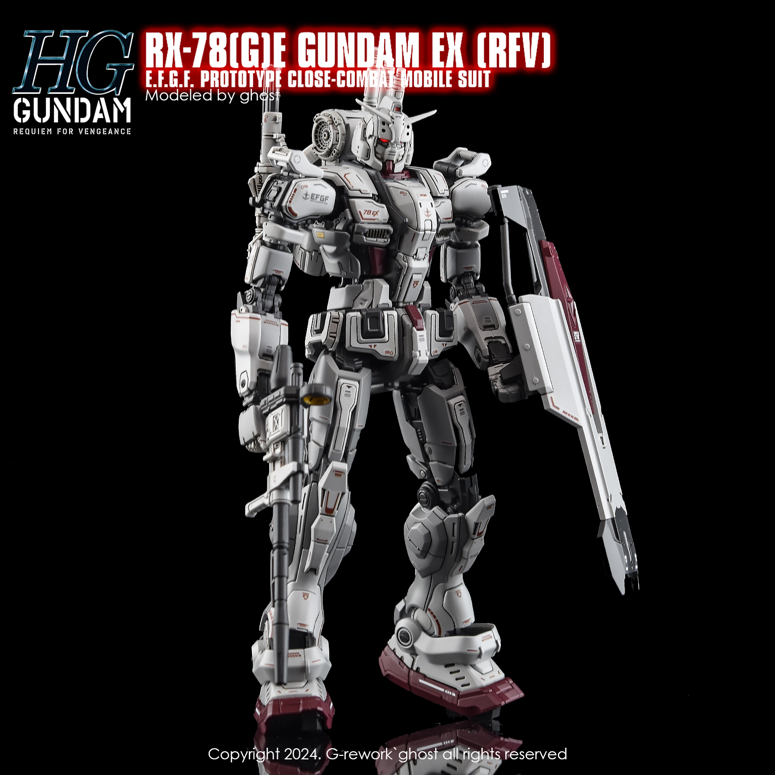 G-REWORK CUSTOM DECAL HG RX-78[G]E GUNDAM EX