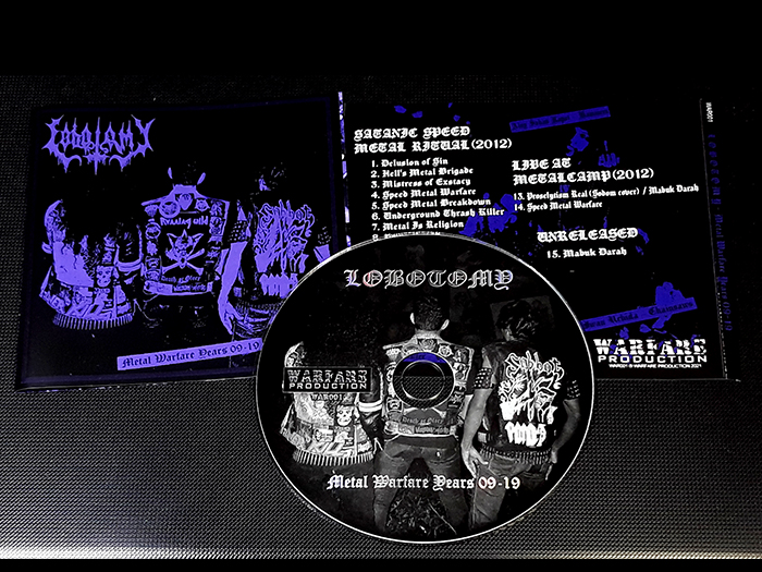 LOBOTOMY'Metal Warfare Years 09-19' CD
