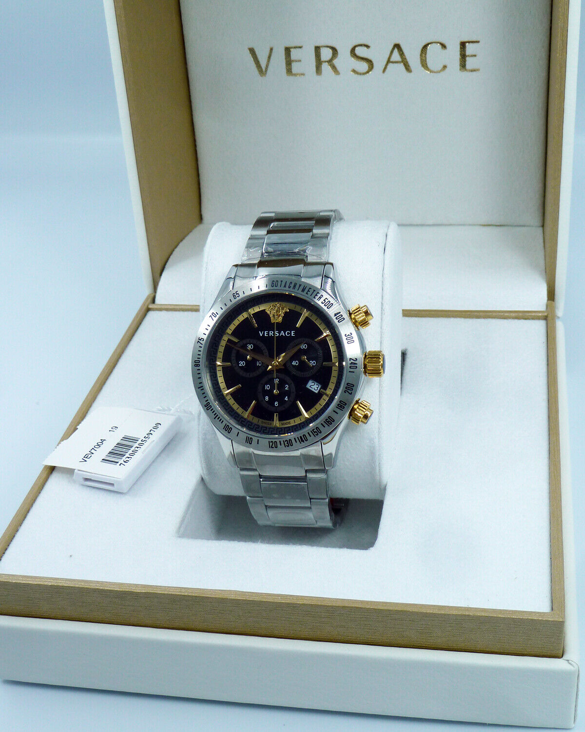 Versace VEV700419 นาฬิกาผู้ชาย Chrono Classic Quartz Men's Watch