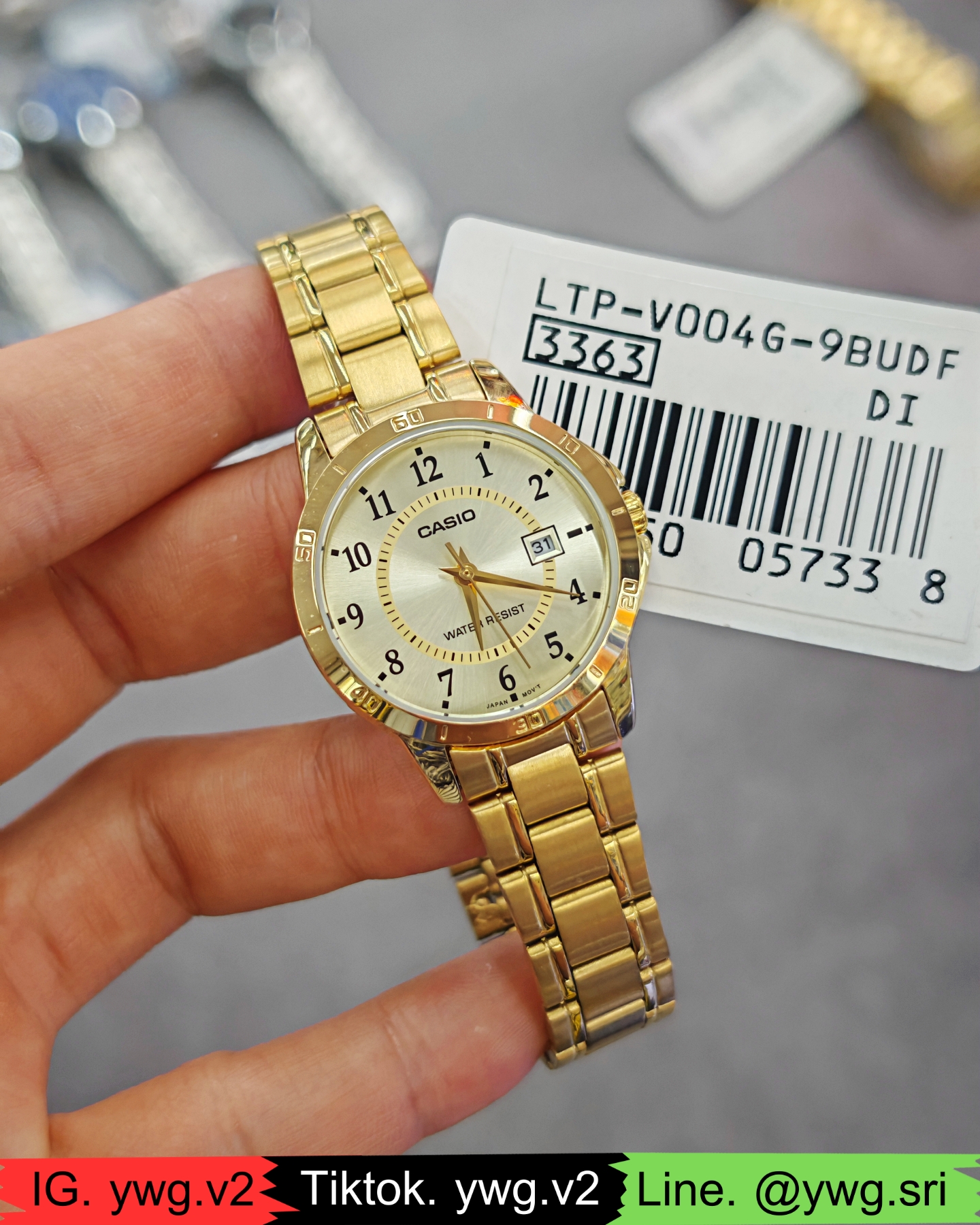 CASIO รุ่น LTP-V004G-9B