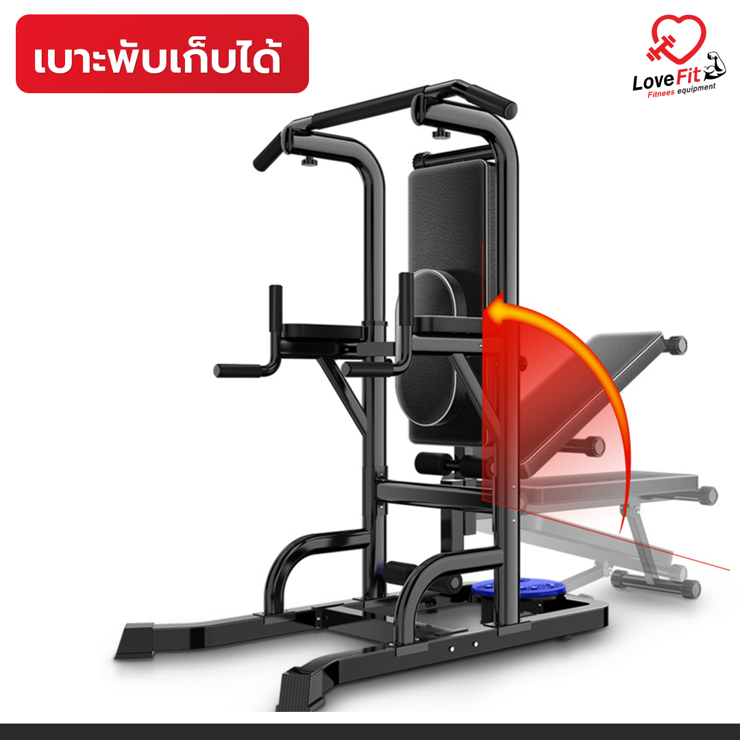 บาร์โหน+ม้านอนออกกำลังกาย คุณภาพมาตรฐานสากล รองรับได้ 600 กิโลกรัม มีแร๊ควางบาร์เบล ปรับความยาวได้ตามต้องการ