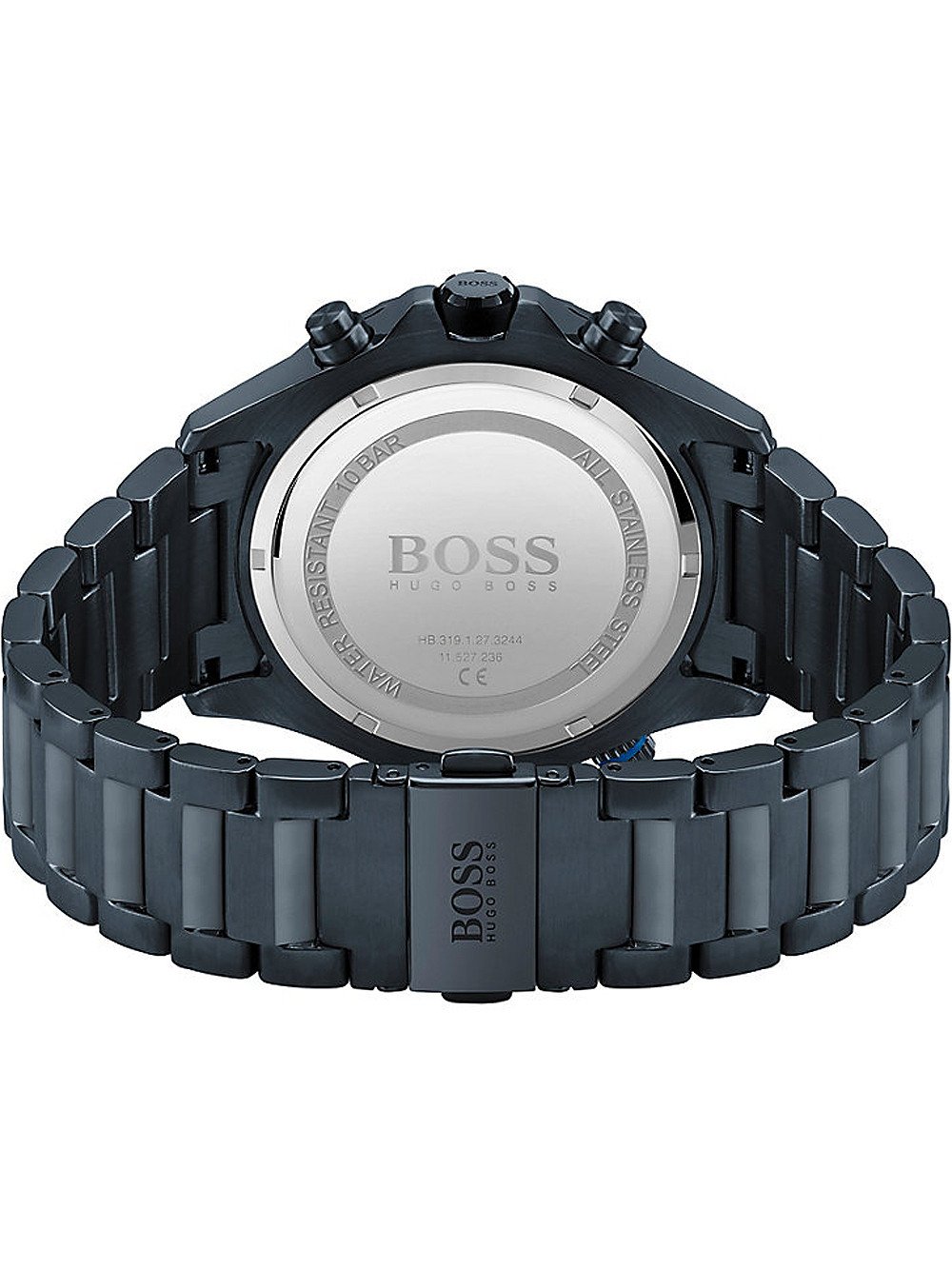 Hugo Boss 1513824 นาฬิกาผู้ชาย Globetrotter Chrono Quartz Men's Watch