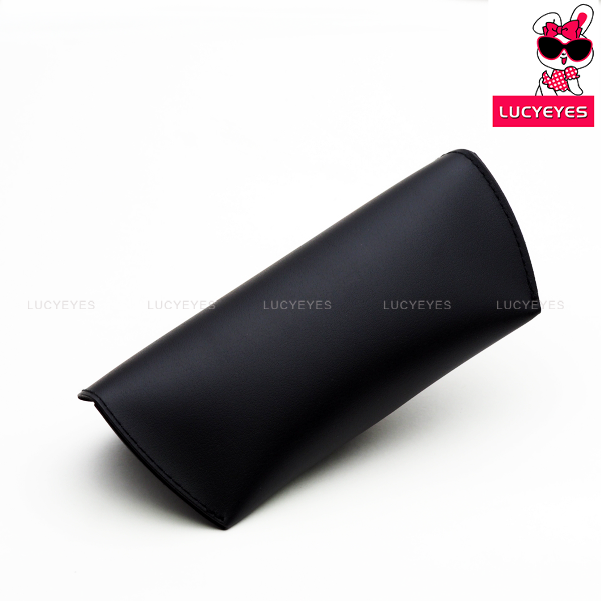 A016 กล่องแว่น RAYBAN แท้ 100% แบบนูนสีดำ ไม่มีที่ร้อยเข็มขัดด้านหลัง