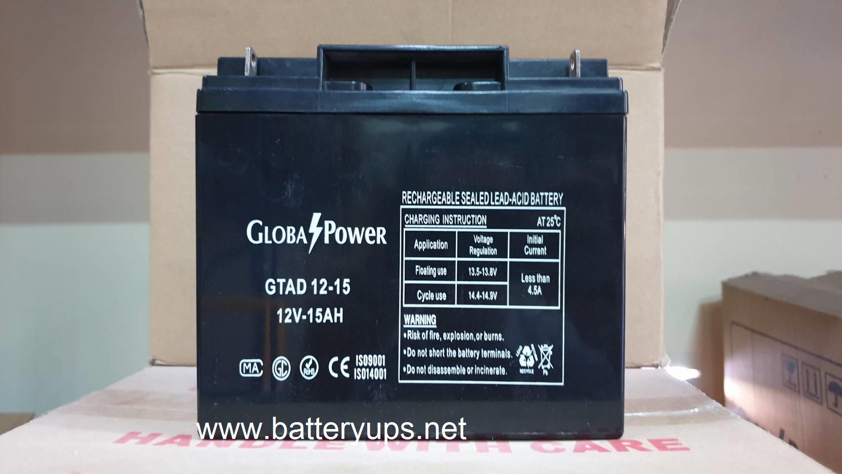 12v 15ah Global Power