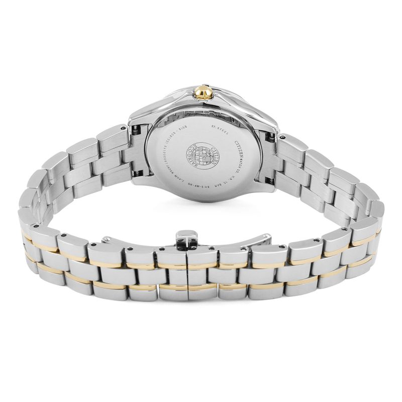 Citizen EW1936-53L นาฬิกาผู้หญิง Eco-Drive Diamond Two-Tone Women's Watch