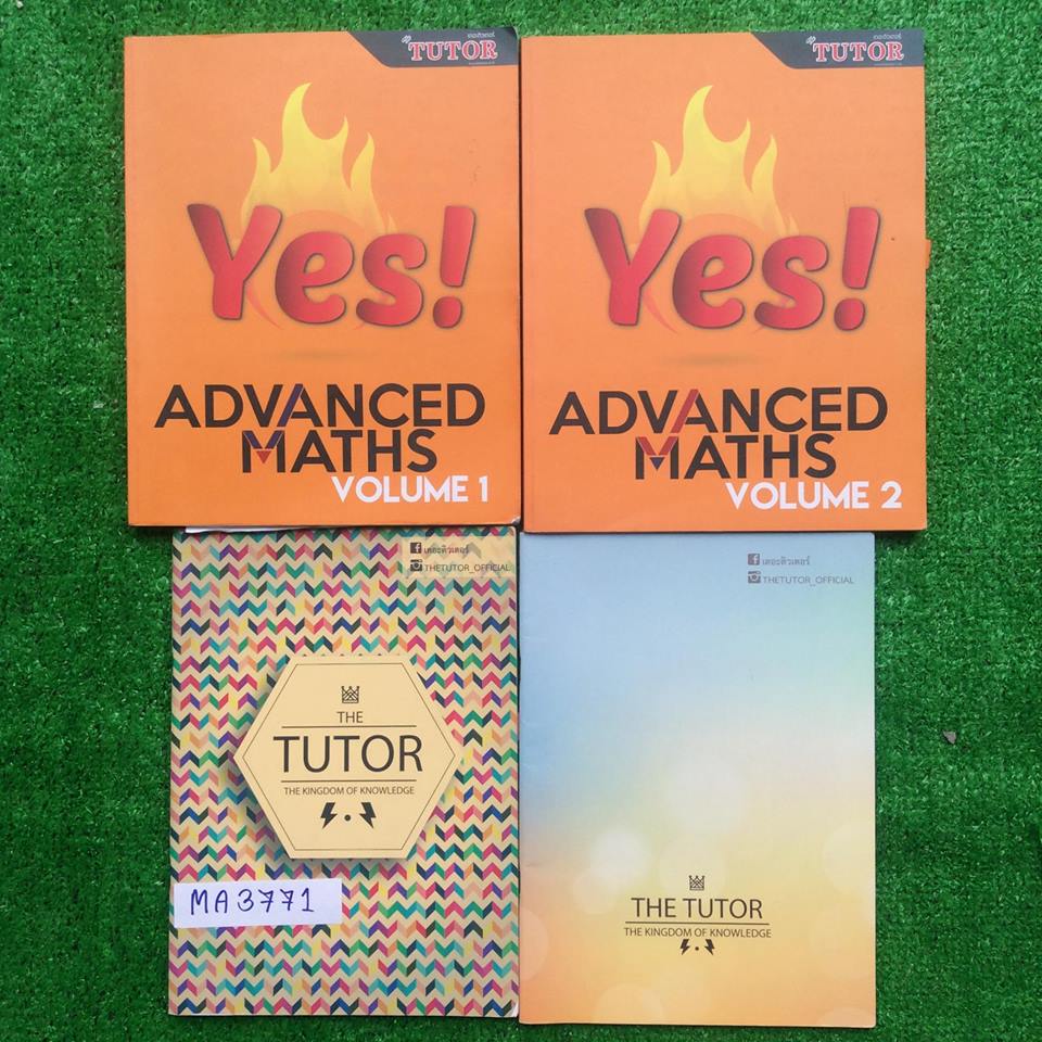 MA3771 [พี่ตุ้ย เดอะติวเตอร์ The Tutor] Advance Maths คอร์สทุนคิงระยะ3 (ระยะสุดท้าย) โจทย์ยากมาก จดเฉลยละเอียดเท่าที่ครูสอน มีแบบฝึกหัดและTest ที่ไม่ได้ทำเยอะพอสมควรและไม่มีเฉลยให้ +สมุดสรุปจากคอร์สทุนคิงระยะ1และ2 สรุปพร้อมตัวอย่างละเอียดเต็มเล่ม ขายเหมา
